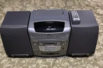 Vtg Sony CFD-C1000 Boombox 3 Cd Changer Dual Cassette Am/fm With Remote Tested. Fixed Price $129.00.
