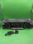Toshiba RT-8065 Boombox Auto Reverse Am/fm Radio Works, Cassette No Sound Rare. Fixed Price $135.00.