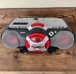 Sony Xplod CFD-505 Mega Bass Am Fm Radio Cd Cassette Boom Box Tested. Fixed Price $109.99.