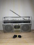 Vintage Realistic SCR-10 Boombox Cassette Player & Recorder Am/fm Radio Read. Fixed Price $50.00.