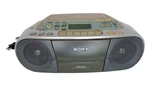 Sony CFD-S01 Vintage Boom Box Am/fm Radio Cd Cassette Mega Bass Tested. Fixed Price $44.99.