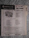 Hitachi TRK-7040 Service Manual Original Repair Book Stereo Boombox Radio. Fixed Price $37.50.