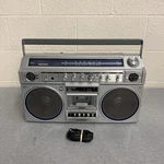 Sanyo M-X520 Stereo Radio Cassette Recorder Boombox. Fixed Price $499.99.