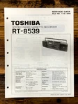 Toshiba RT-8539 Radio Cassette Service Manual *original*. Fixed Price $19.97.