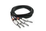 Hosa HSS-020X2 Pro Dual Cable 1/4"" Trs To Same 20FT. Fixed Price $46.95.