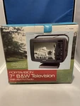 Radio Shack Portavision 7" B&w Television Am/fm Model 16-245 Nos. Fixed Price $69.99.