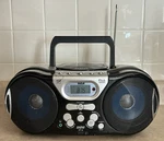 Rca RCD147 Power Booster Boom Box Black Cd/digital Am/fm No Remote. Fixed Price $34.99.