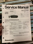 Panasonic RX-DT501 RXDT501 Service Manual **original**. Fixed Price $17.99.
