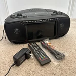 Aiwa AI7001-BLK Portable Media Boombox Radio/dvd Player With Bluetooth. Fixed Price $69.99.