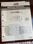 Jvc PC-X102BK PCX102BK C/j Repair Service Manual & Owners Usa *original**. Fixed Price $19.99.