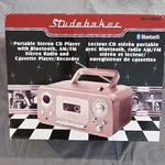 Studebaker SB2135BTRG Bluetooth Cd Player Cassette Recorder Am/fm Rose Gold. Fixed Price $59.99.