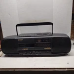 Sharp QT-CD5 Stereo Radio Cassette Record, Play X-bass Digital Sound Boom Box. Fixed Price $124.99.