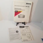 Sanyo, MCH-900, Original, Portable Stereo, Boom Box Instructions And Quick Guide. Fixed Price $14.17.