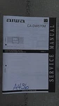 Aiwa CA-DW570M Service Manual Original Repair Book Stereo Cd Player Boombox. Fixed Price $20.00.