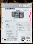 Sony FH-110WX Stereo Service Manual *original*. Fixed Price $24.97.