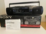 Sony CFS-W402 Fm/am Stereo Cassette Recorder Boombox W/box And Instructions!. Fixed Price $9.99.