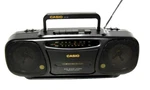 Tested Vintage Casio CP-55 Am/fm Stereo Cassette Recorder Bass Boost Pwr Cable. Fixed Price $39.99.