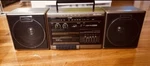 Quasar GX3618 Portable Stereo Component System Am/fm/radio/cassette Boombox. Fixed Price $107.04.