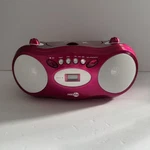 Nextplay Hot Pink Glitz & Glitter Am/fm Cd Boombox NP400GB Works Sounds Great. Fixed Price $299.99.