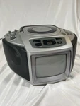 Gpx Cd/tv Boombox Radio Player 5" Black Silver Rare-vintage PT-1801 Working. Fixed Price $48.87.