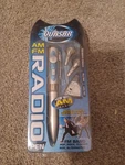 Quasar Radio Pen Am Fm Stereo Earbuds Silver Model QP-6 New Sealed. Fixed Price $14.99.