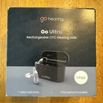 Go Hearing Ultra Rechargeable Discreet Otc Bluetooth Aids -new Box. Fixed Price $75.00.