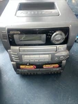 Aiwa CA-DW630 Boombox Stereo System Am/fm Radio Cd Dual Cassette Deck No Speaker. Fixed Price $84.00.