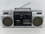 Sharp GF-565H Mw/fm Stereo Radio Double Cassette Recorder Boombox. Fixed Price $300.00.