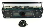 Vintage Used Black Aiwa Model CS-W300 Double Tape Deck Player Am/fm Stereo Parts. Fixed Price $60.00.