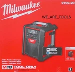 New In Box Milwaukee 2792-20 M18 Bluetooth Jobsite Radio Charger Usb 18V Ac/dc. Fixed Price $244.97.