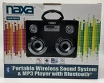 New! Naxa NAS-3043 Portable Wireless Sound System & MP3 Player With Bluetooth. Fixed Price $24.99.
