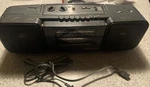 Vintage Sony CFS-209 Radio Tape Cassette Recorder Player Boombox Mega Bass As-is. Fixed Price $55.00.