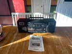 Vintage Panasonic RX-CT830 Black Dual Cassette Player Portable Stereo Boombox. Fixed Price $75.00.
