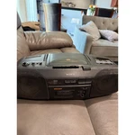 Sony CFD-17 Cd Radio Cassette-corder Mega Bass Auto Reverse Boombox Black Tested. Fixed Price $99.00.