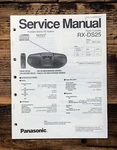 Panasonic RX-DS25 Radio Cassette Service Manual *original*. Fixed Price $19.97.