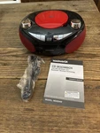 Magnavox MD6949 Portable Top Loading Cd Boombox With Am/fm - Red. Fixed Price $39.80.