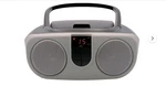 Sylvania SRCD243 Portable Player With Am/fm Radio, Boombox (silver). Fixed Price $49.00.
