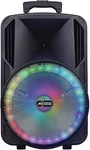Axess Portable Bluetooth Speaker, Led Lights, 15" Woofer, 1.5" Tweeter. Fixed Price $204.99.
