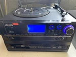 Jensen Cd Cassette Record Player Spectra Merchandising JTA-990 Turntable. Fixed Price $145.00.