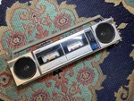 Unisef Stereo Radio Recorder Am/fm Cassette Tape Boombox AF-6000 Rare Untested. Fixed Price $99.97.