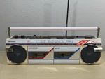 Sharp Wq 271 Z (w) Tape Recorder/radio Combo Boombox In Rare White Color. Fixed Price $290.00.