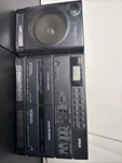Vtg Rca Stereo Dual Cassette Dubbing Recording Boombox 7879A (1 Speaker Missing). Fixed Price $48.75.