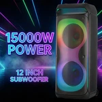 15000W Portable Bluetooth Speaker Dual Sub Woofer Party Heavy Bass Sound System. Fixed Price $179.99.