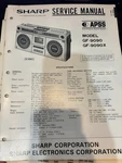Orig. Sharp GF-9090 GF9090 Boombox Repair Service Manual 3308 3611 *original*. Fixed Price $28.99.