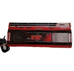 Sharp QT-248 Radio Box Cassette Player Am/fm Red Works Read. Fixed Price $35.00.