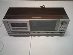 Sounddesign Am/fm Radio Electronic Clock Cassette Recorder Model No. 3852. Fixed Price $12.99.