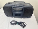 Aiwa Stereo Boombox CSD-EX120 Am/fm Cassette Cd Retro/vintage 1995 Tested Works. Fixed Price $45.00.