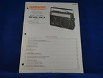 Superscope Marantz CR-1200 Cassette Radio Service Manual. Fixed Price $19.98.