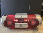 Rare Jvc Kaboom RV-B550RD Portable System Boombox Radio Cd Cassette Red. Fixed Price $116.33.
