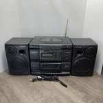 Vtg Panasonic RX-DS750 Boombox Am/fm Stereo Cassette Tape 3 Cd Changer Player. Fixed Price $109.99.